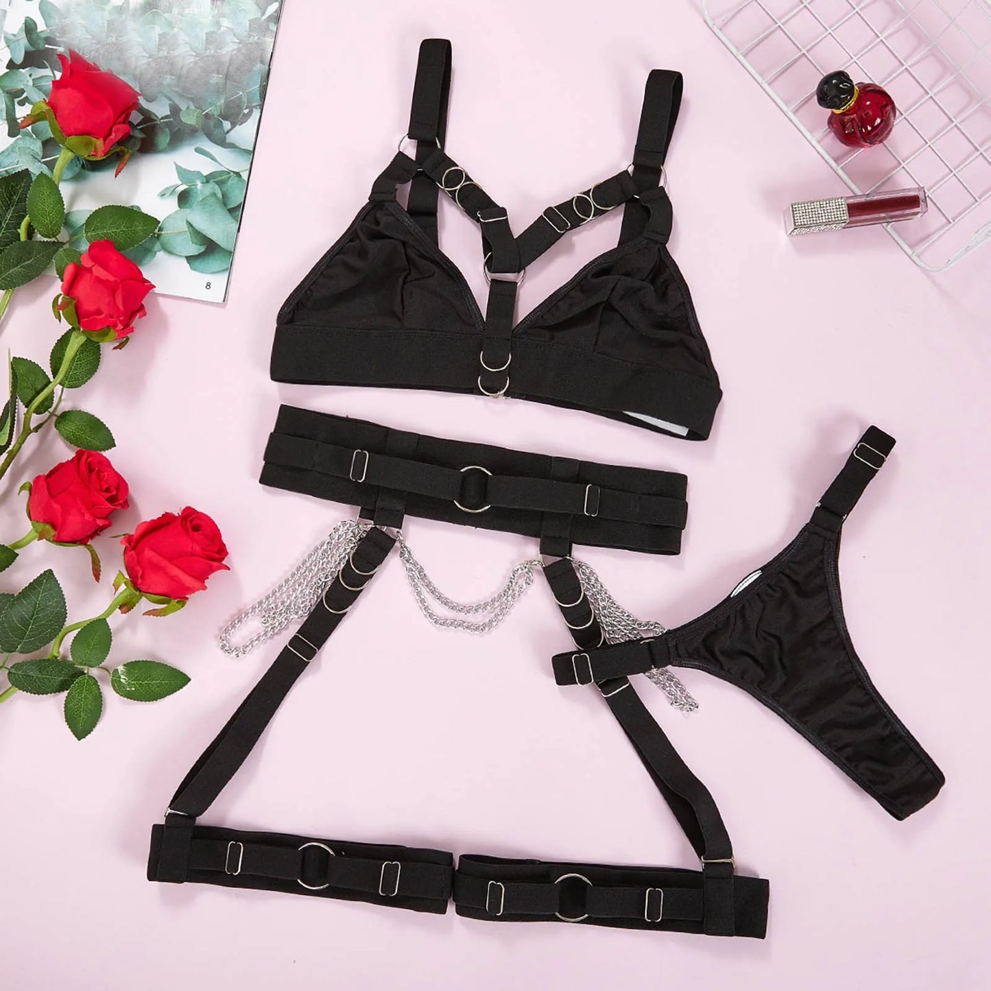 Crisscross Bandage Underwear Set