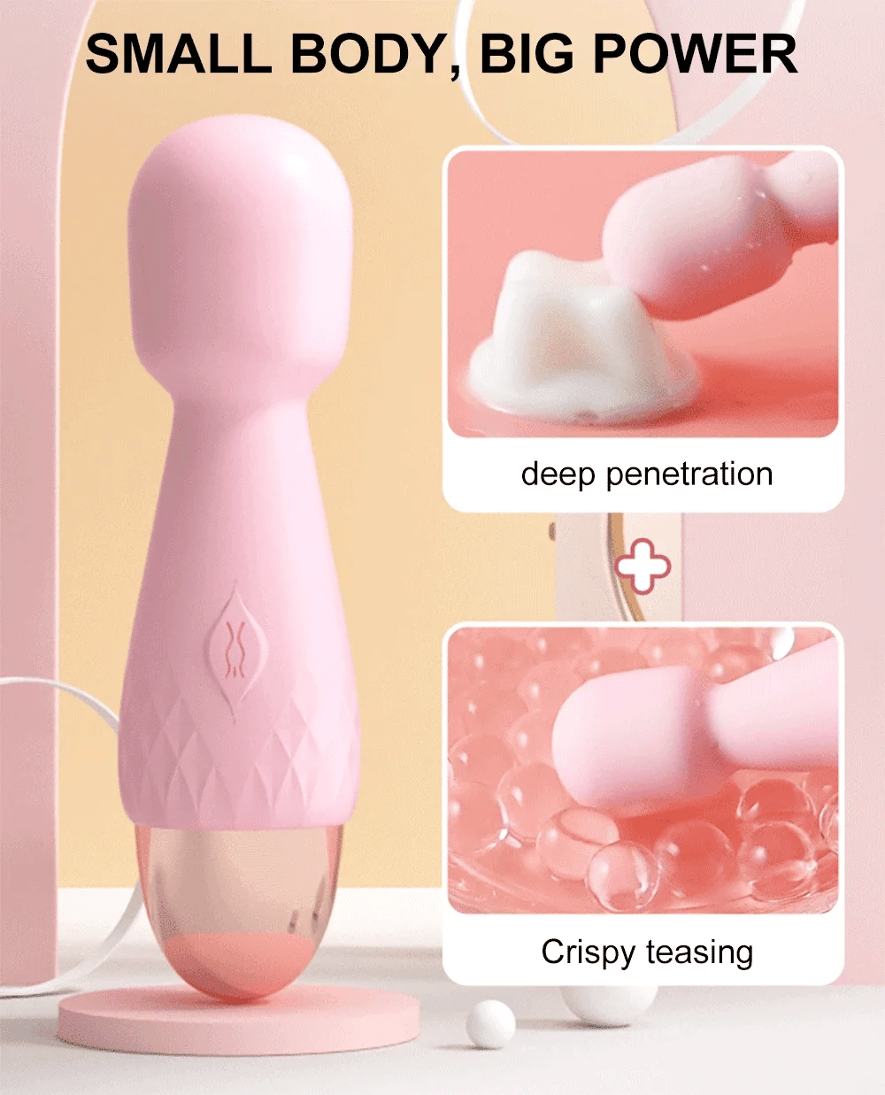10 Modes Mini Vibrator