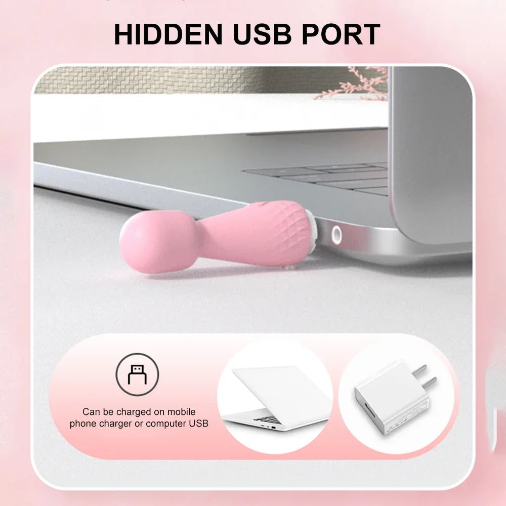 10 Modes Mini Vibrator