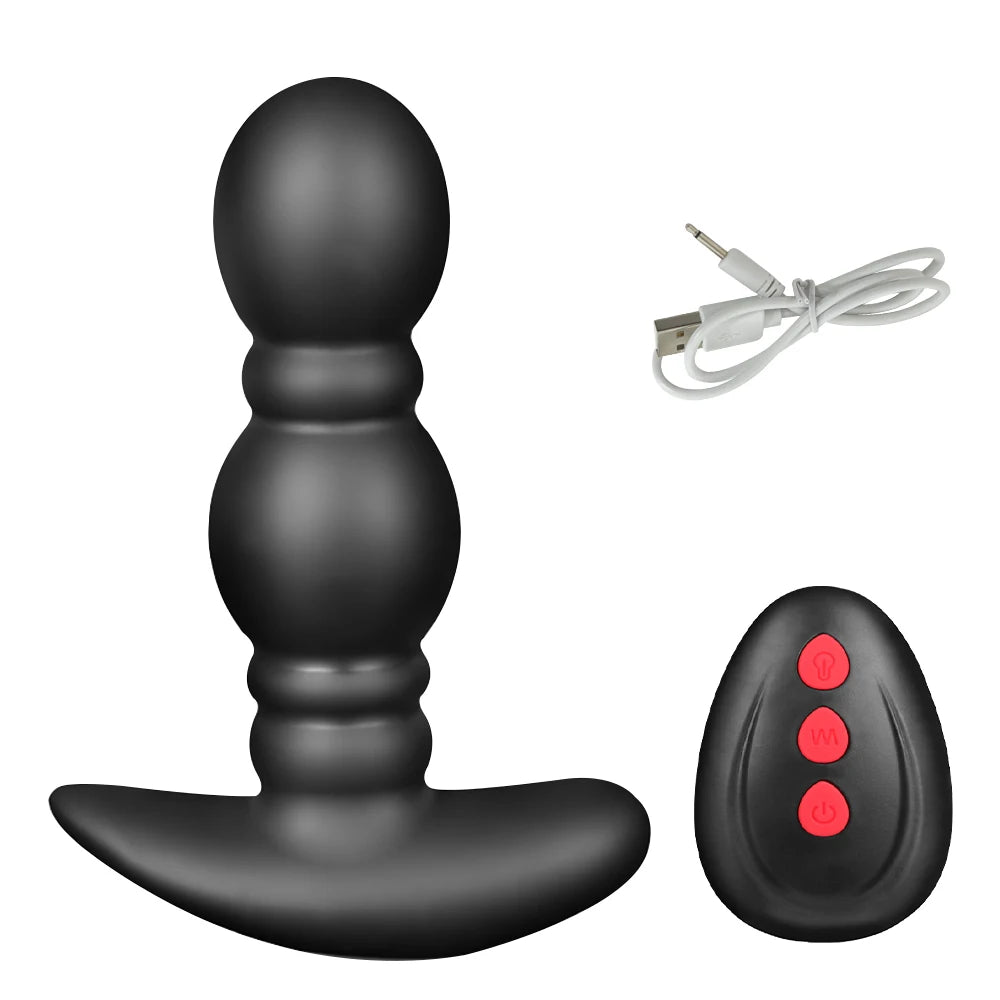 Big Anal Plug Vibrator Inflatable