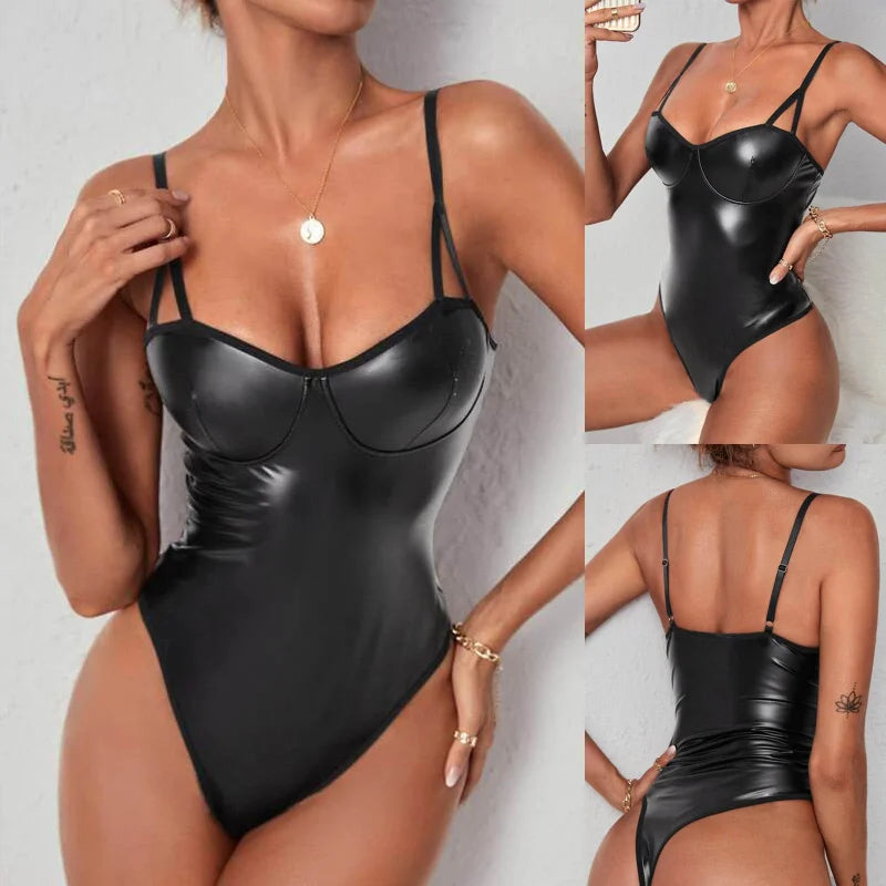 Hot Leather Bodysuit