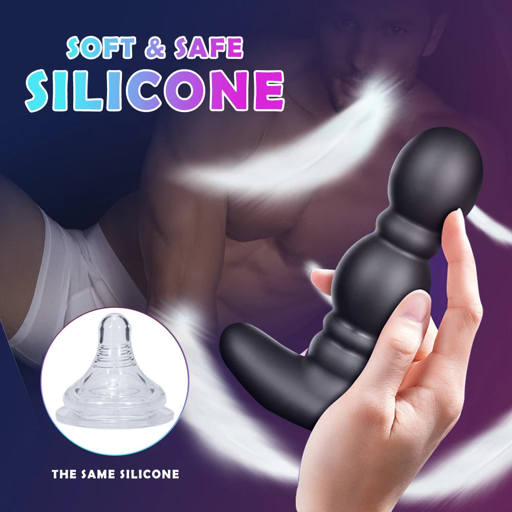 Big Anal Plug Vibrator Inflatable